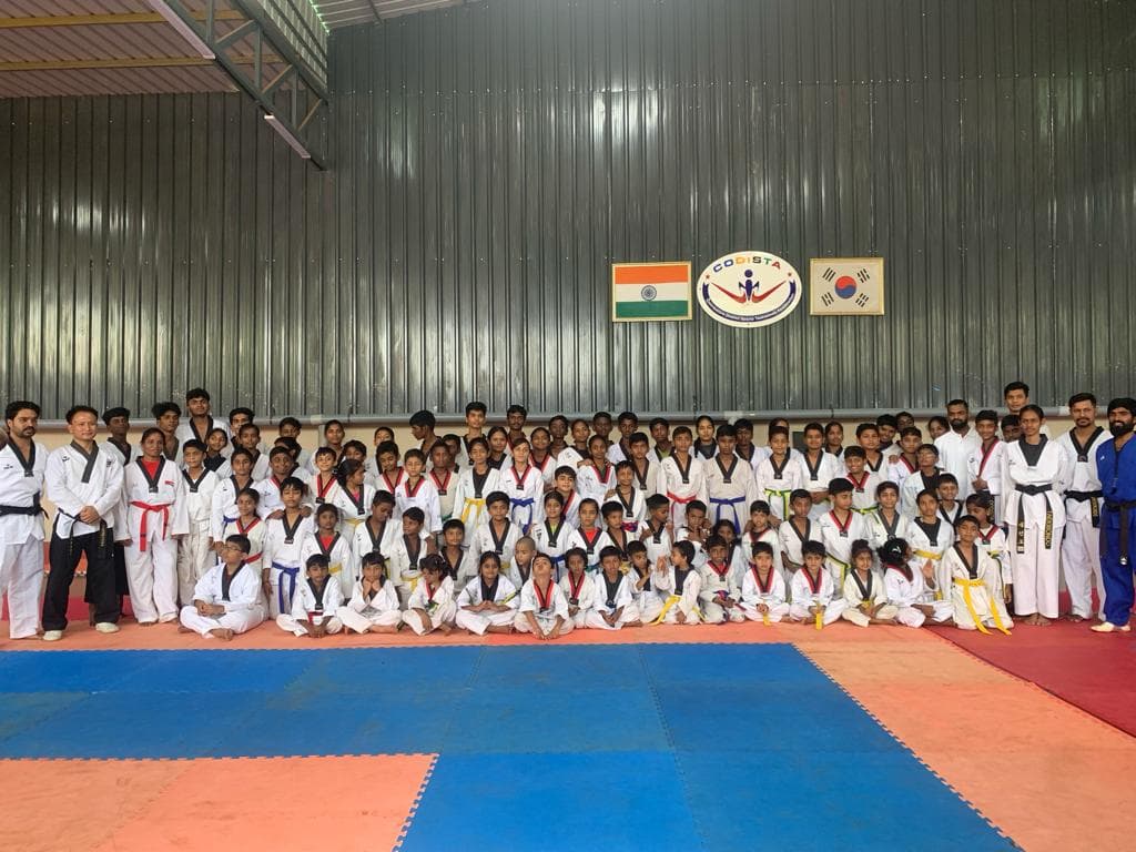 CODISTA students and coaches in training at Coimbatore